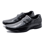 Sapato Masculino Rafarillo Alth Social Couro Preto Original Preto