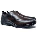 Sapato Social Masculino Pipper Couro Pelica Marrom Original Café