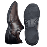 Sapato Social Masculino Pipper Couro Pelica Marrom Original Café