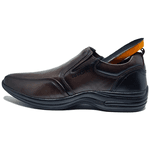 Sapato Social Masculino Pipper Couro Pelica Marrom Original Café