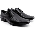Sapato Social Jota Pe Winner Airbag Couro Pelica Preto 45009 Preto