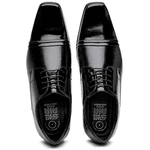 Sapato Social Masculino Jota Pe Em Couro Preto Verniz 77700 Preto