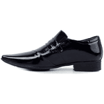 Sapato Social Jota Pe Em Couro Verniz Preto Original 77704 Preto
