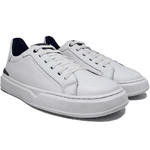 Tênis Casual Masculino Dublin Laroche Em Couro Branco Oferta Branco