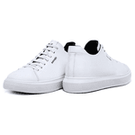 Tênis Masculino Rafarillo Alth Em Couro Aumenta Altura 7cm Branco