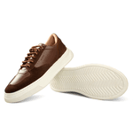 Tênis Sneakers Masculino Bavarone Horus Ref.:11003 Café/Branco
