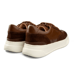 Tênis Sneakers Masculino Bavarone Horus Ref.:11003 Café/Branco