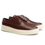 Tênis Sneakers Masculino Bavarone Evoque Ref.: 3304 Café/Branco