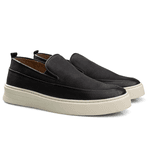 Tênis Sneakers Slip On Masculino Bavarone Evoque Ref.:3334 Marinho/Branco