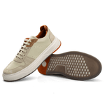 Tênis Sneakers Masculino Bavarone Taycan Ref.:35009 Off White/Branco