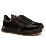 Tênis Sneakers Masculino Bavarone Taycan Ref.:35001 Preto/Preto