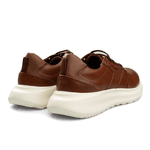 Tênis Sneakers Masculino Bavarone Greene Ref.:58001 Café/Branco