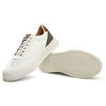 Tênis Sneakers Masculino Bavarone Horus Ref.:11001 Branco/Branco