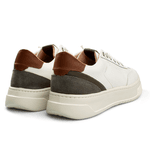 Tênis Sneakers Masculino Bavarone Horus Ref.:11001 Branco/Branco