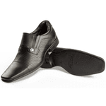 Kit 4 Em 1 Sapato Social Masculino Rafarillo Executive Ref.:34065K Preto