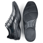 Sapato Masculino Pipper Social Couro Pelica 53104 Conforto Preto