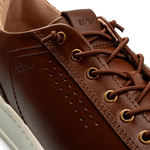 Tênis Sneakers Masculino Bavarone Horus Ref.:11001 Café/Branco