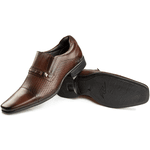 Kit 4 Em 1 Sapato Social Masculino Rafarillo Executive Ref.:34065K Mogno