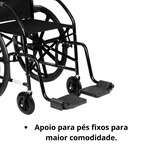 Cadeira De Rodas Cds 101 Nylon 85 kg