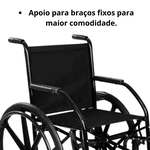 Cadeira De Rodas Cds 101 Nylon 85 kg