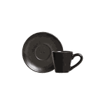 Conjunto 6 Xicaras Cafe C/ 6 Pires Stone Black