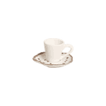 Conjunto 6 Xicaras Cafe C/ 6 Pires Strip