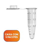 TUBO TIPO EPPENDORF POLIPROPILENO 1,5ML GRADUADO 5.000UN