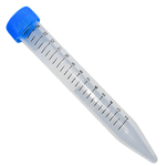 TUBO TIPO FALCON POLIPROPILENO 15ML COM TAMPA ROSCA ESTÉRIL 50UN