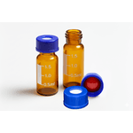 VIAL VIDRO 11,6X32MM 2ML N9 ÂMBAR COM TAMPA PRÉ-CORTE 