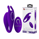  Vibrador de Casal - Bill ROXO recarregável