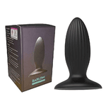 Plug Anal de silicone - BARLOW - S-Hande Preto