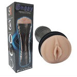  Vagina Lanterna com Vibração Multivelocidade TPR E ABS Bussy Vibration