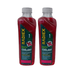 Kit Troca Aditivo Radiador Sistema Arrefecimento Concentrado Radiex Bio Coolant Veículos Carros Automotivos Fiat Ford Volkswagen GM Honda Peugeot Renault Citroen Toyota