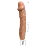 Prótese 19x14cm Com Vibro Bob SI (6984) - Bege