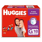 Fralda Huggies Roupinha Supreme Care Com Xtra-flex g - 18 Unidades