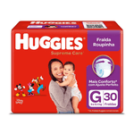 Fralda Huggies Roupinha Supreme Care Com Xtra-flex g - 30 Unidades