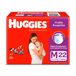 Fralda Huggies Roupinha Supreme Care Com Xtra-flex m - 22 Unidades