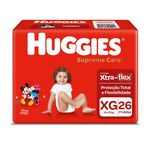 Fralda Huggies Supreme Care Com Xtra-flex Xg - 26 Unidades