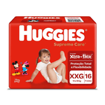 Fralda Huggies Supreme Care Com Xtra-flex Xxg - 16 Unidades