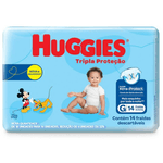 Fralda Huggies Tripla Proteção Com Xtra-Protect G - 14 Unidades