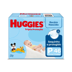 Fralda Huggies Tripla Proteção Com Xtra-protect p - 46 Unidades