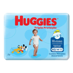 Fralda Huggies Tripla Proteção Com Xtra-protect Xg - 14 Unidades