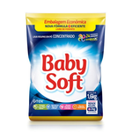 Lava Roupas Em Pó Baby Soft Sache 1,6kg