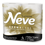 Papel Higiênico Neve Supreme Folha Tripla 20m - 4 Unidades