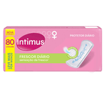 Protetor Diário Intimus Frescor Com Perfume 80 Unidades