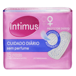 Protetor Diário Intimus Frescor Sem Abas Sem Perfume 15 Unidades