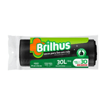 Saco Para Lixo Brilhus 30l Rolo Com 30 Sacos