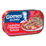 Sardinha Com Molho De Tomate Gomes Da Costa 125g