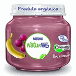 Papinha Orgânica Nestlé Naturnes Uva e Banana 120g