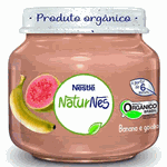 Papinha Orgânica Nestlé Naturnes Goiaba e Banana 120g